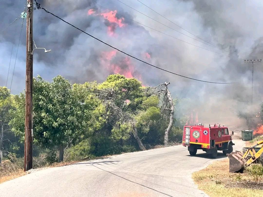 αγαλάς φωτιά Ζάκυνθο