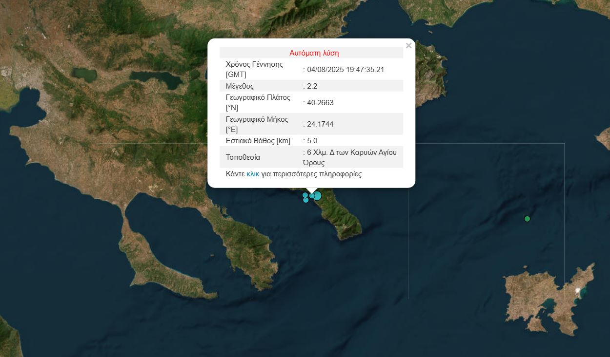 ΣΕΙΣΜΟΣ ΑΓΙΟΝ ΟΡΟΣ