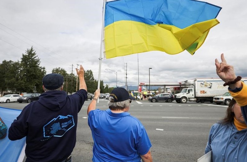 Αλάσκα διαδηλώσεις Ουκρανία