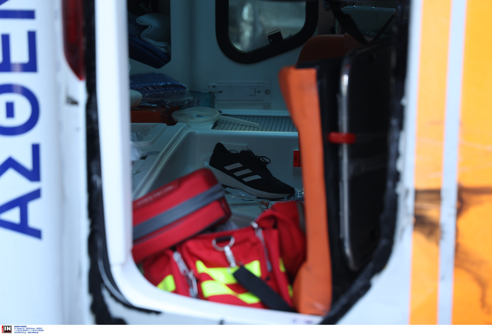 Ιδιωτικό ασθενοφόρο, Γουδή, Γουδί, τροχαίο