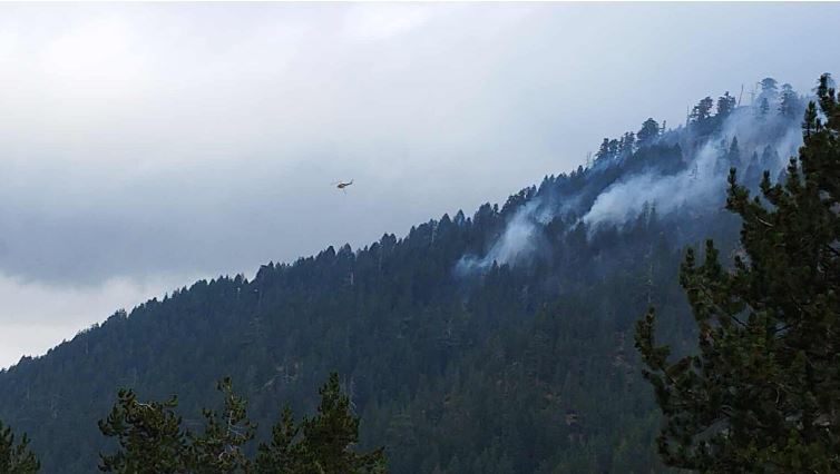Γρεβενά: Σε εξέλιξη η φωτιά σε δύσβατο σημείο στην περιοχή Κακοπλεύρι 