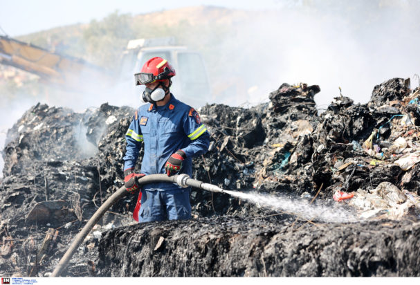 Φωτιά, Λέσβος,