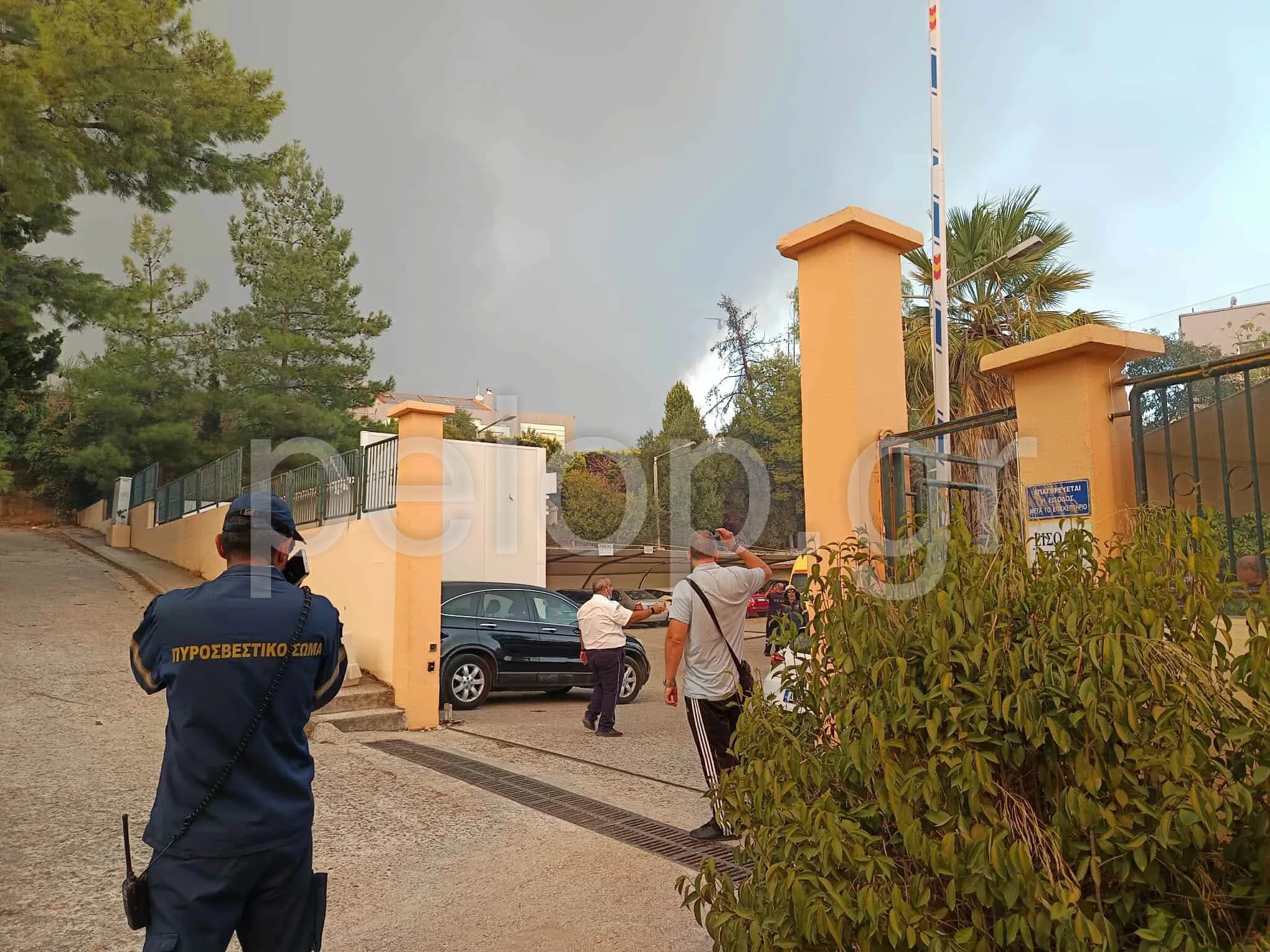 Φωτιά, Πάτρα, Καραμανδάνειο, Νοσοκομείο