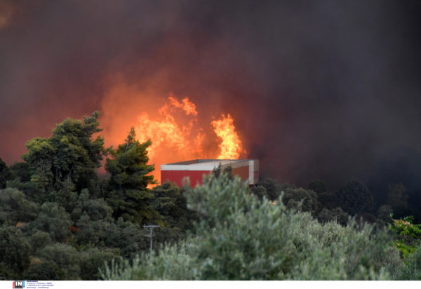 Φωτιά Αχαΐα, Πάτρα