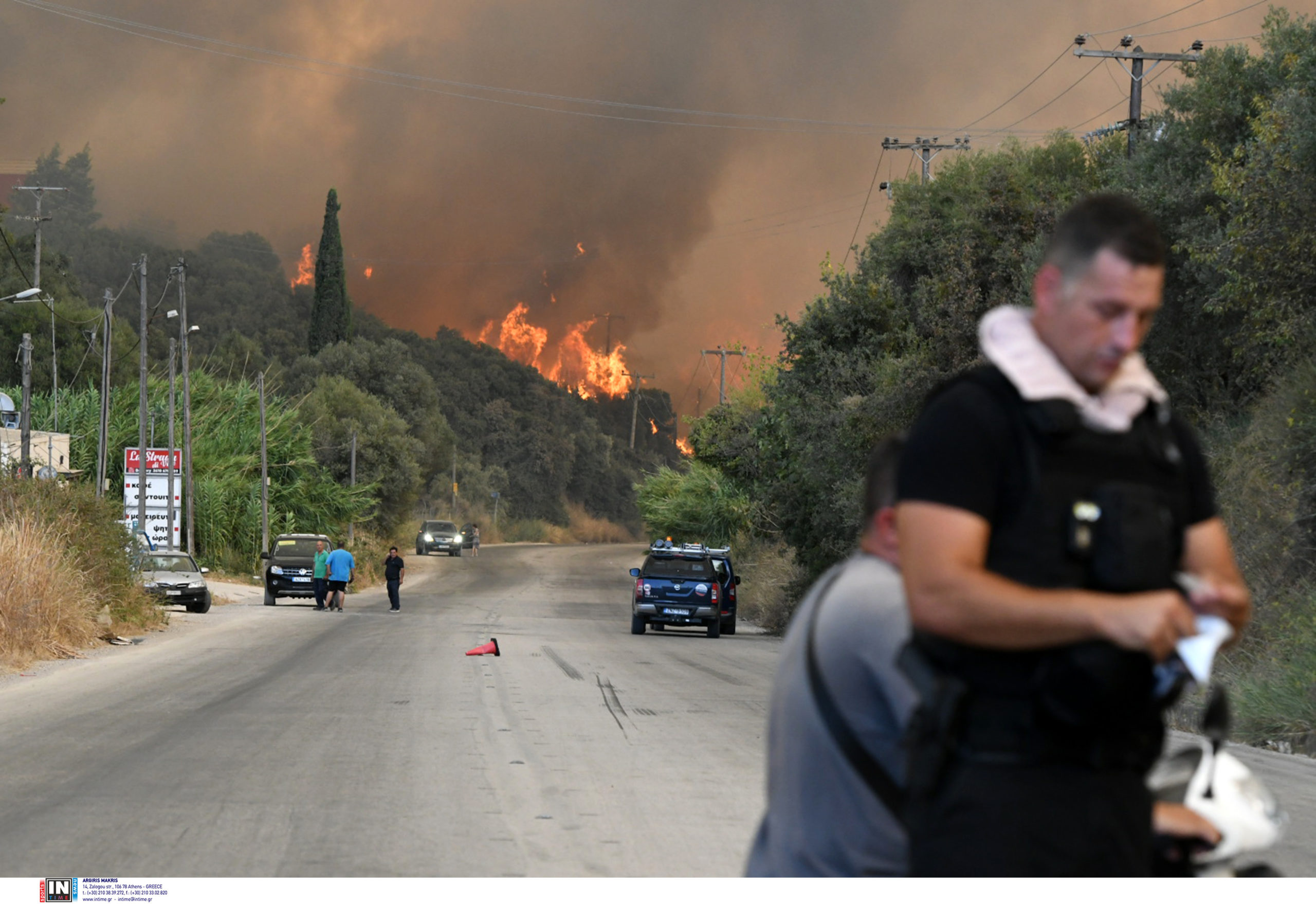 Φωτιά Αχαΐα, Πάτρα