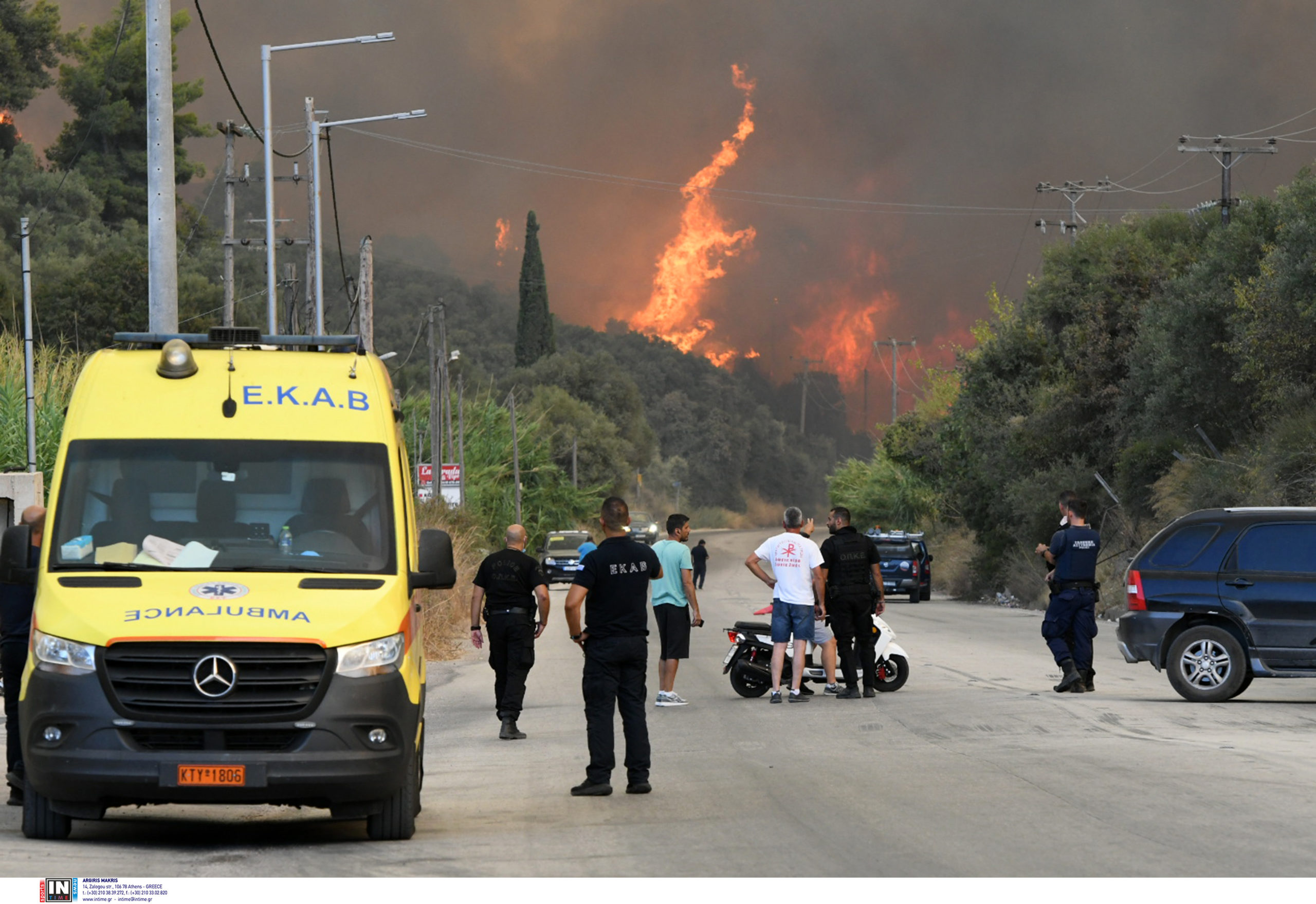Φωτιά Αχαΐα, Πάτρα