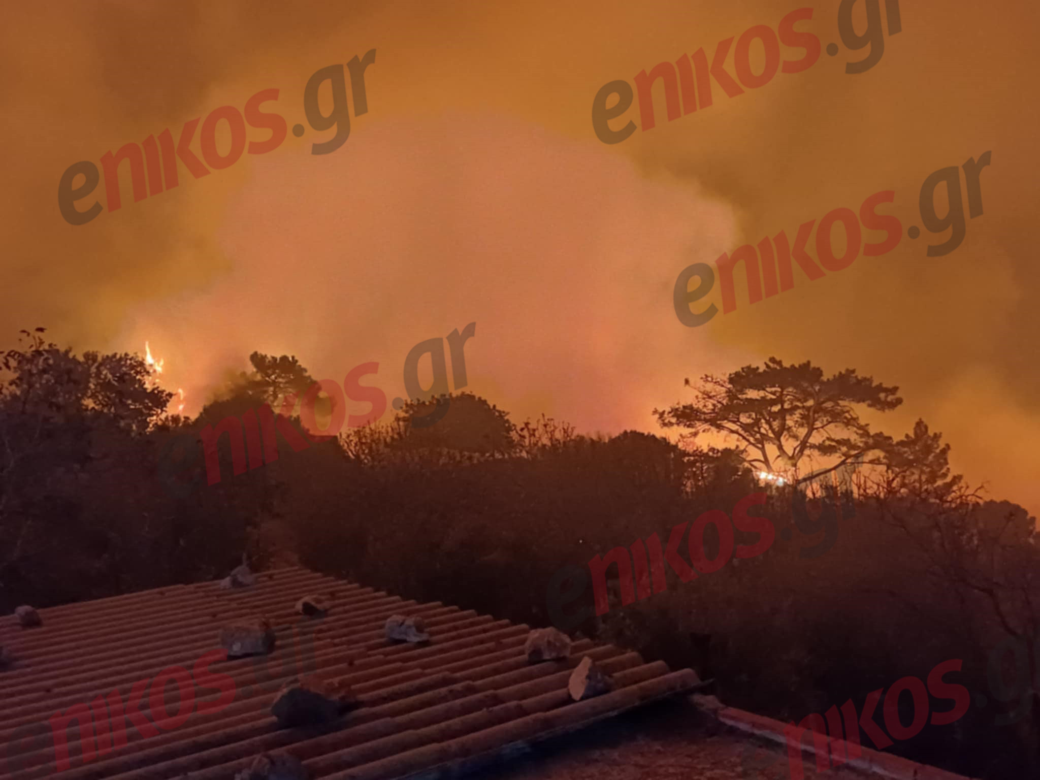 Φωτιά, Χίος