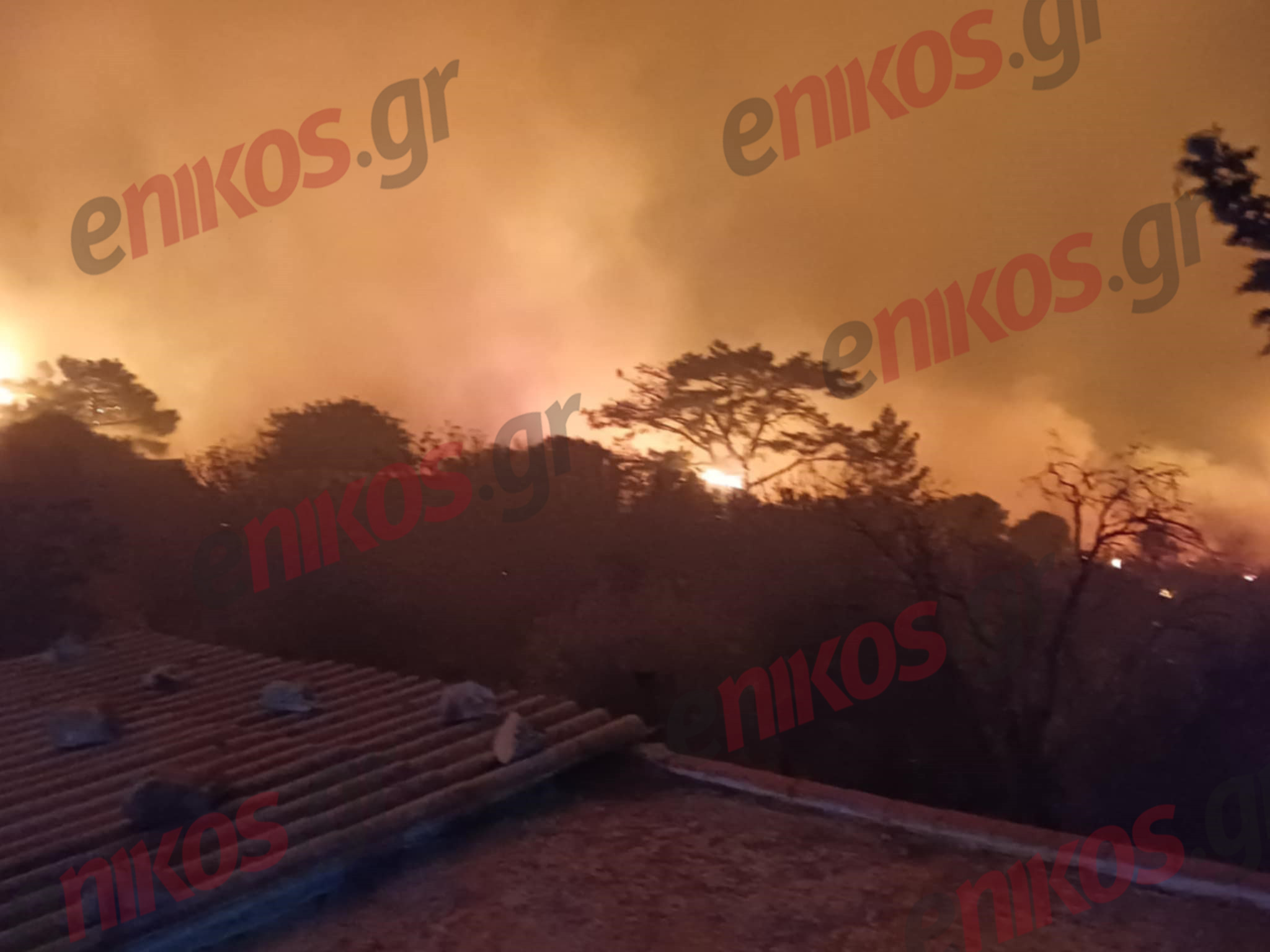 Φωτιά, Χίος