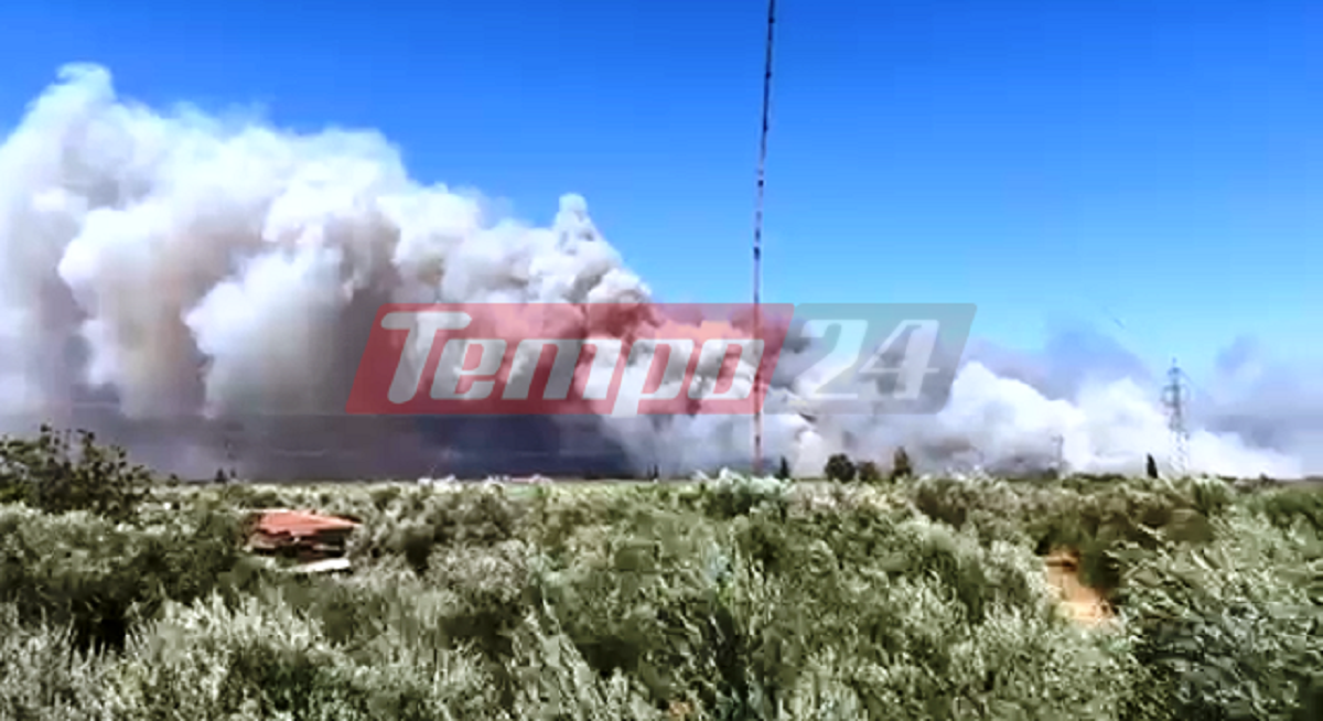 Φωτιά στην Αχαΐα - Μήνυμα του 112 για εκκένωση 5 οικισμών