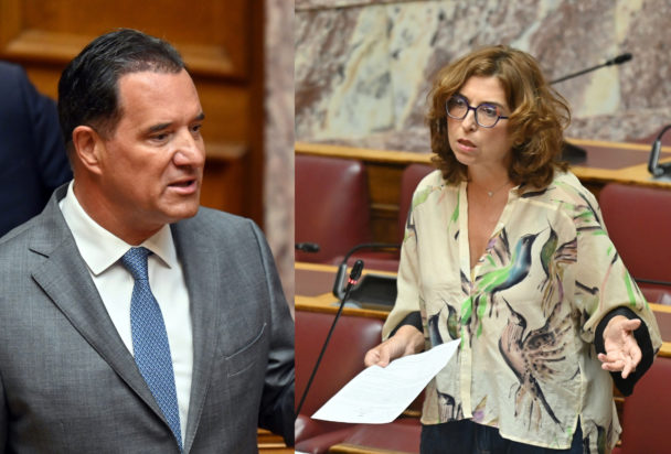 Κόντρα Γεωργιάδη Καραγεωργοπούλου στη Βουλή Είστε πολιτικοί ψεύτες 