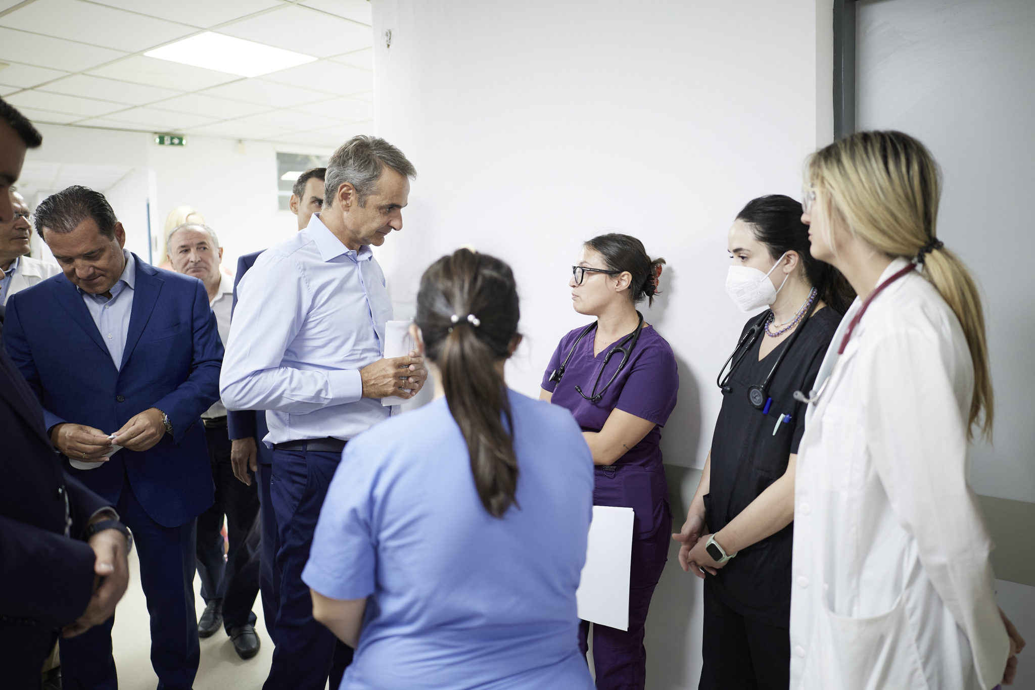 Το Ιπποκράτειο επισκέφθηκε ο Κυρ. Μητσοτάκης