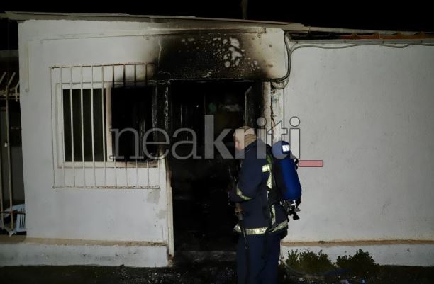 φωτιά, Κρήτη, γήπεδο, Αμμουδαρα