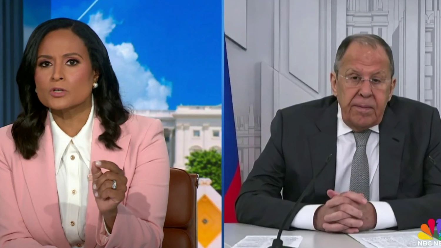 Έντονη αντιπαράθεση Λαβρόφ με δημοσιογράφο του NBC: «Μην πέφτετε στους θεατρινισμούς του Ζελένσκι – Να είστε έντιμη»