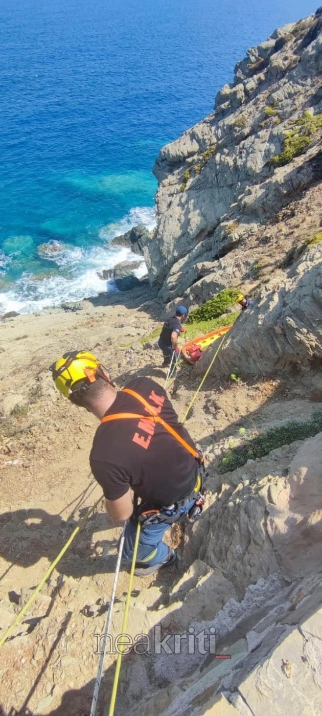 Κρήτη: 53χρονος έπεσε σε γκρεμό ενώ καθάριζε πισίνα ξενοδοχείου – ΦΩΤΟ