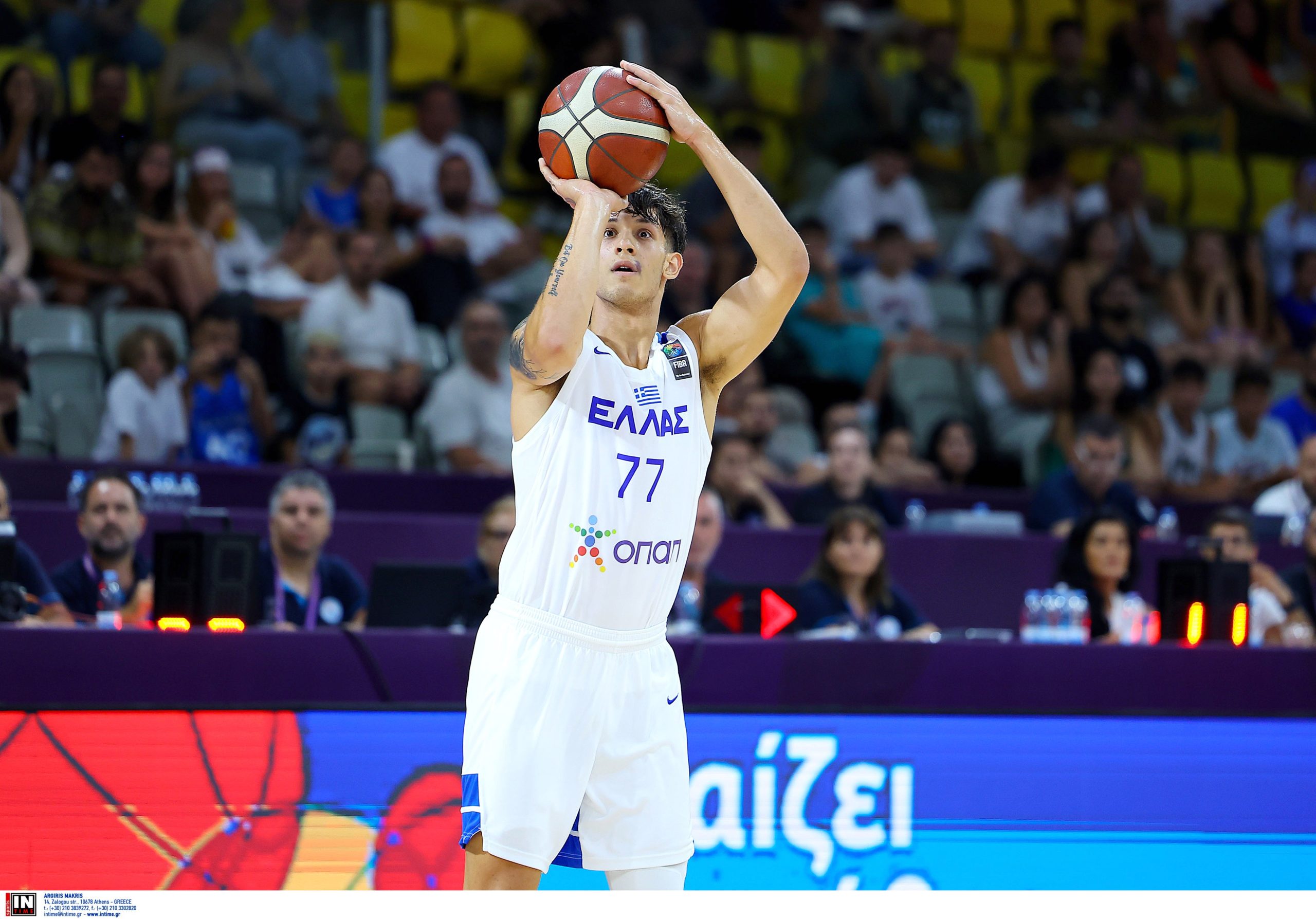 Μπαζίνας, Εθνική Ελλάδας