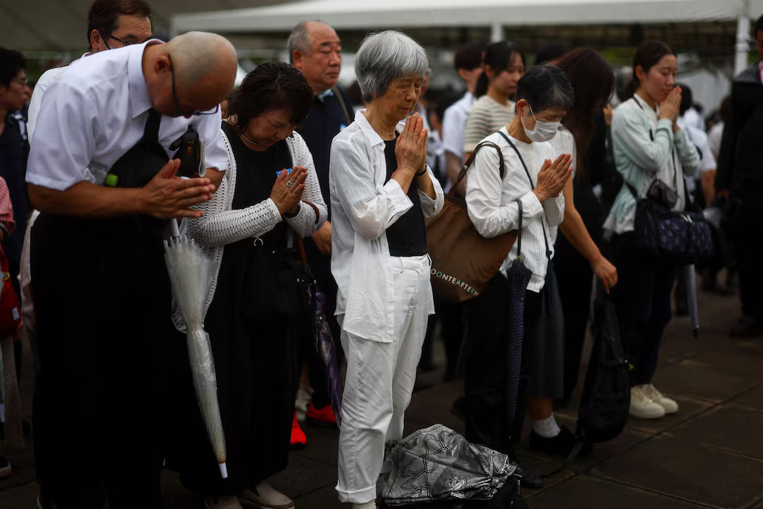 Ναγκασάκι: Καμπάνα ηχεί ξανά 80 χρόνια μετά, στην επέτειο της έκρηξης της ατομικής βόμβας – «Σταματήστε τις ένοπλες συρράξεις αμέσως»