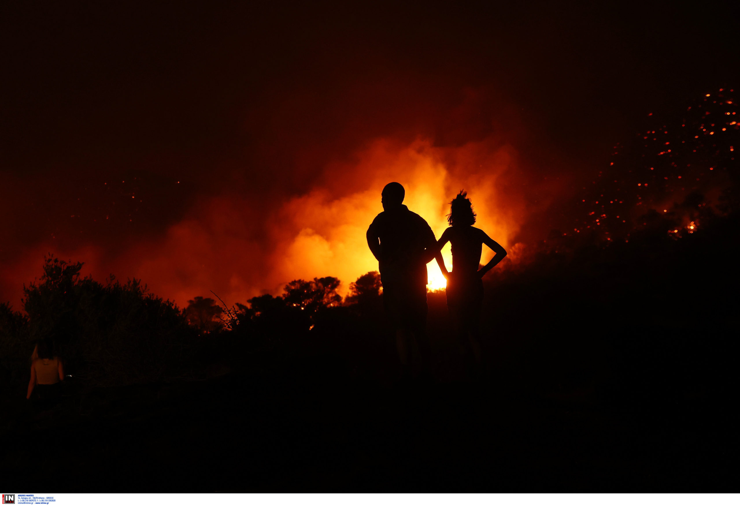 Live χάρτης με τις φωτιές που είναι σε εξέλιξη στην Ελλάδα
