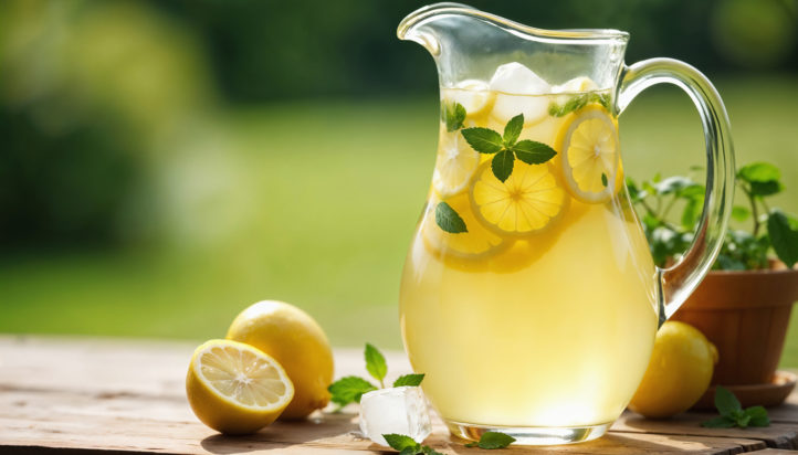 Η πιο απλή συνταγή του καλοκαιριού για δροσερή λεμονάδα. Φωτογραφία: Freepik