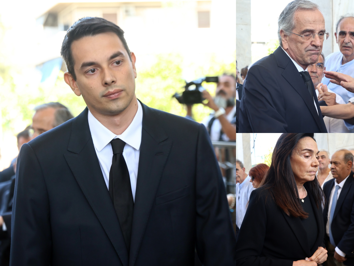 Λένα Σαμαρά: Βουβός θρήνος στο Α’ Νεκροταφείο για την κόρη του πρώην Πρωθυπουργού – Τραγικές φιγούρες οι γονείς της – Εικόνες και βίντεο