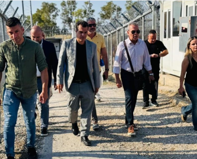 Θάνος Πλεύρης - επίσκεψη Αμυγδαλέζα