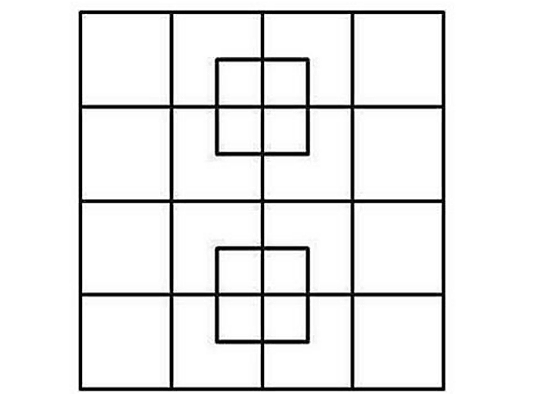 Τεστ IQ μόνο για ιδιοφυΐες: Mπορείτε να βρείτε πόσα τετράγωνα έχει το σχέδιο σε 30 δευτερόλεπτα;