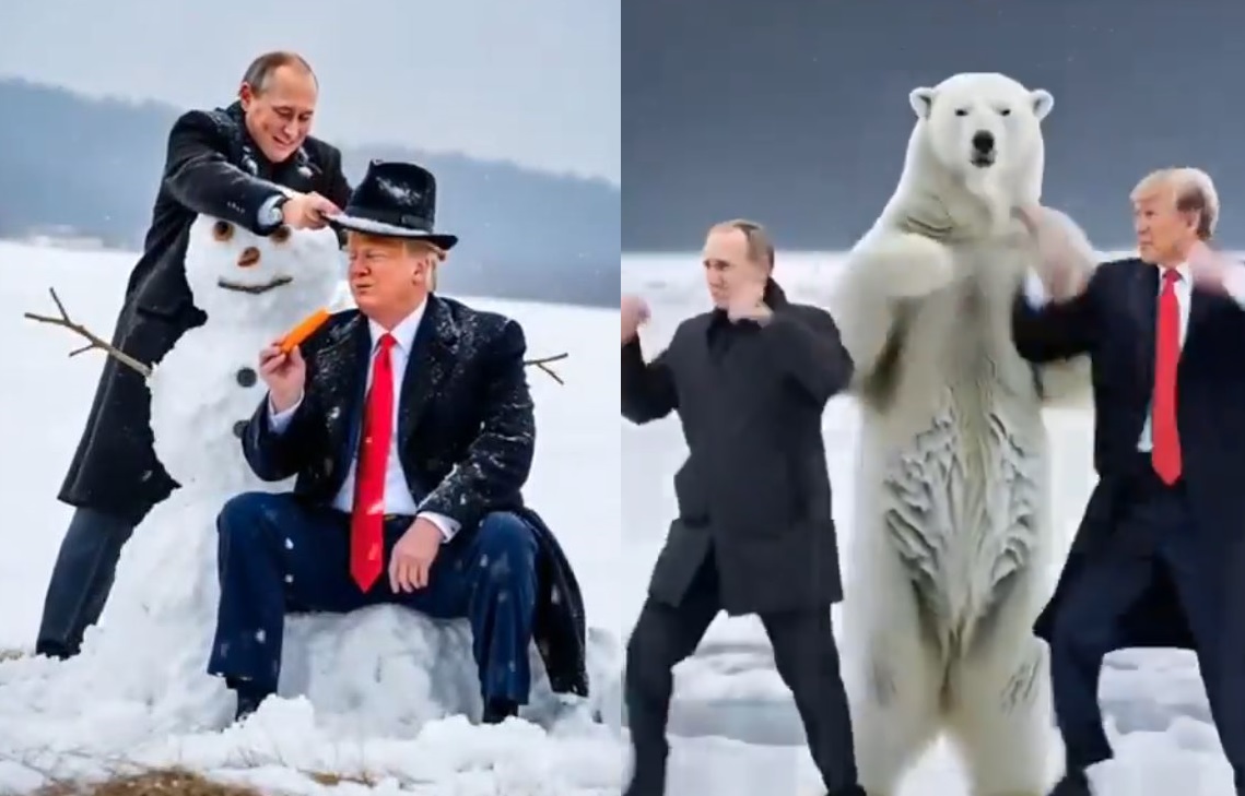 Τραμπ Πούτιν, ΑΙ Βίντεο
