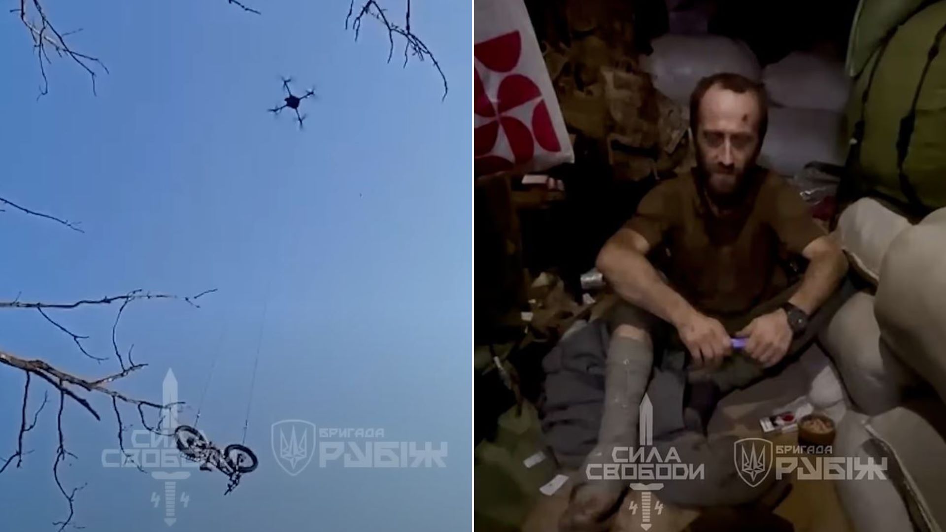 Βίντεο: Drone παραδίδει e-bike σε τραυματισμένο Ουκρανό στρατιώτη πίσω από τις εχθρικές γραμμές – Σώθηκε… ποδηλατώντας