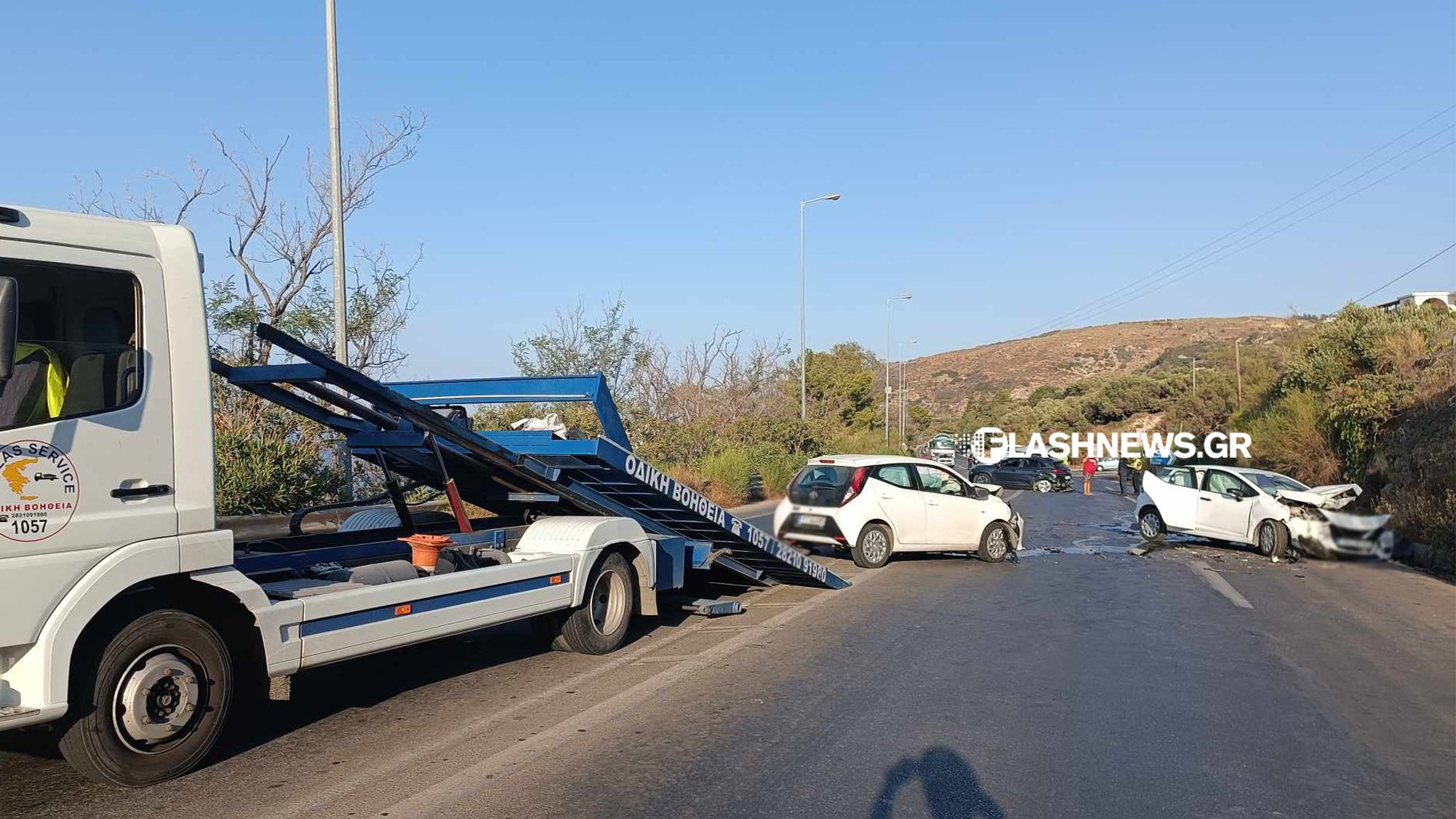 Χανιά: Δύο τραυματίες σε καραμπόλα τριών οχημάτων στον ΒΟΑΚ – ΦΩΤΟ