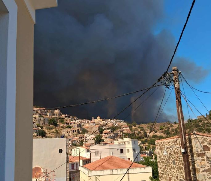 φωτιά, Χίος