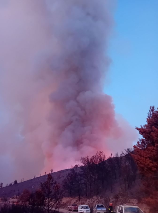 Χίος, φωτιά