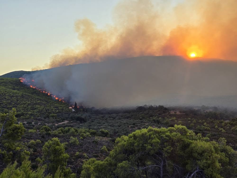 Μάχη με τις φλόγες στη Ζάκυνθο, εκκενώνονται οικισμοί – Φωτιές και σε Βόνιτσα, Άρτα, Πρέβεζα και Φωκίδα – ΦΩΤΟ και ΒΙΝΤΕΟ