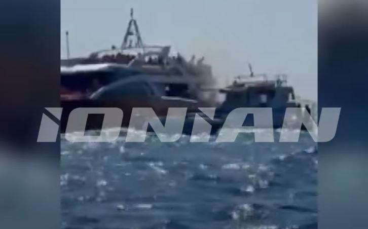 Ζάκυνθος: Φωτιά σε τουριστικό σκάφος – Με ασφάλεια η μεταφορά όλων των επιβατών – ΒΙΝΤΕΟ