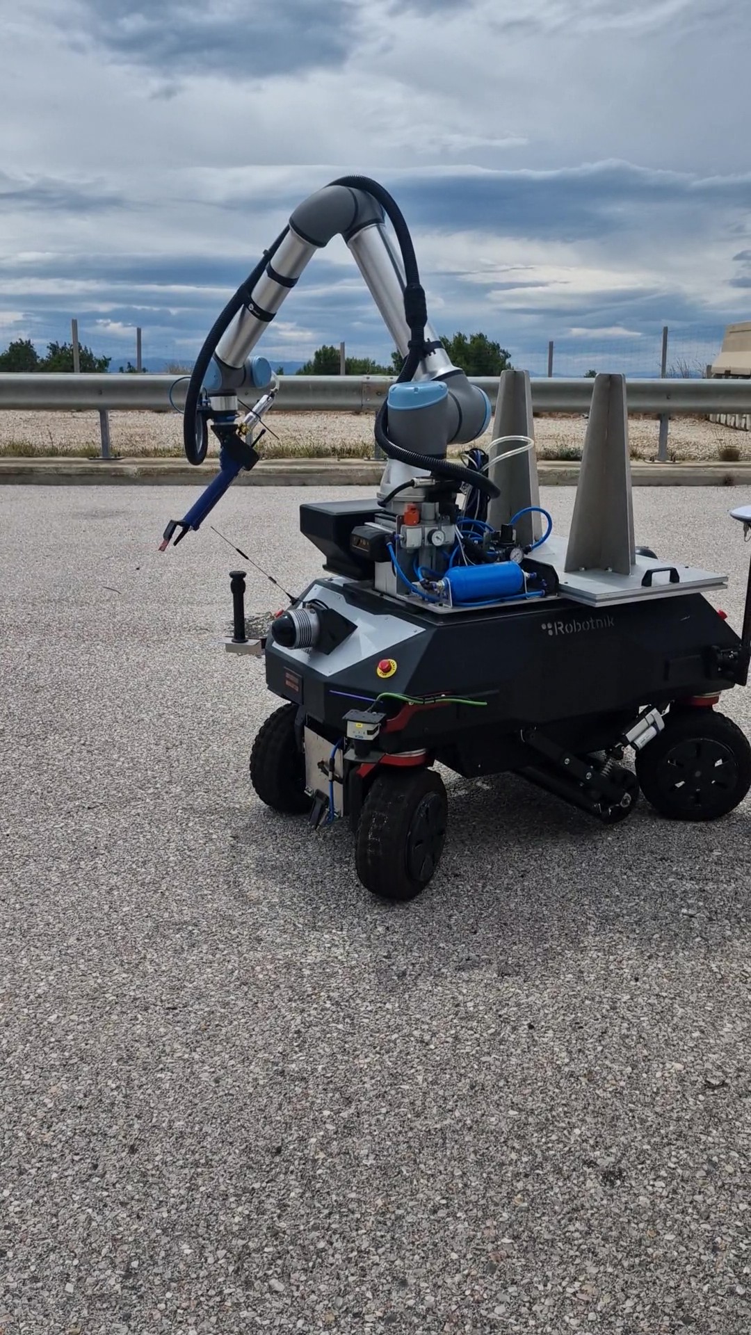 Ένα αυτόνομο ρομπότ δοκιμάστηκε στην Ολυμπία Οδό