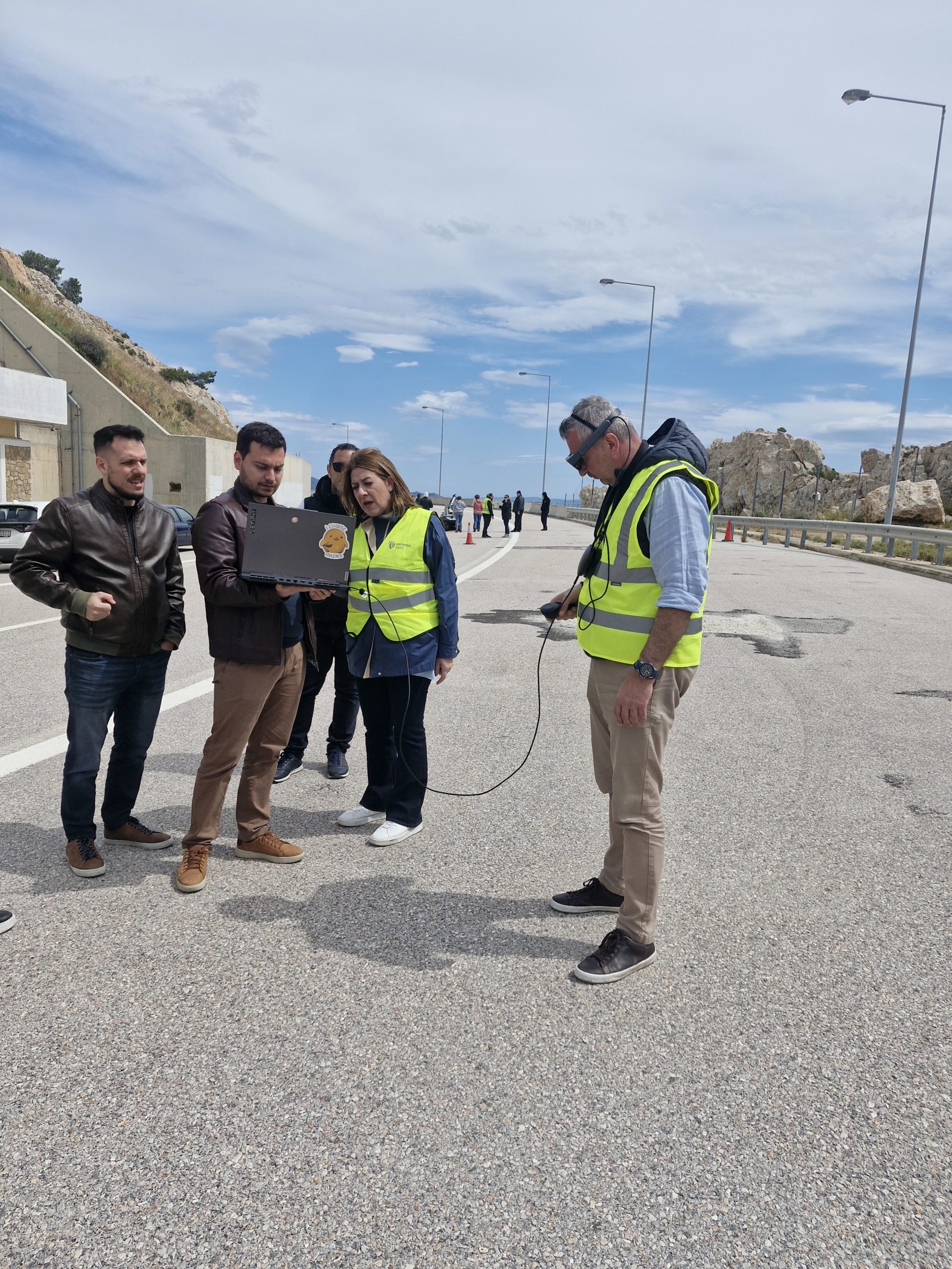 Ένα αυτόνομο ρομπότ δοκιμάστηκε στην Ολυμπία Οδό