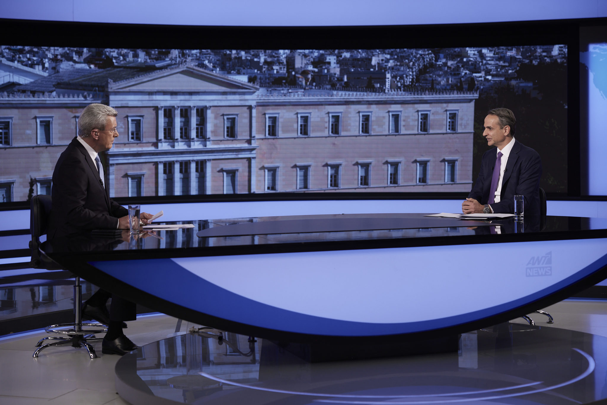 Κυριάκος Μητσοτάκης, Νίκος Χατζηνικολάου, ΑΝΤ1