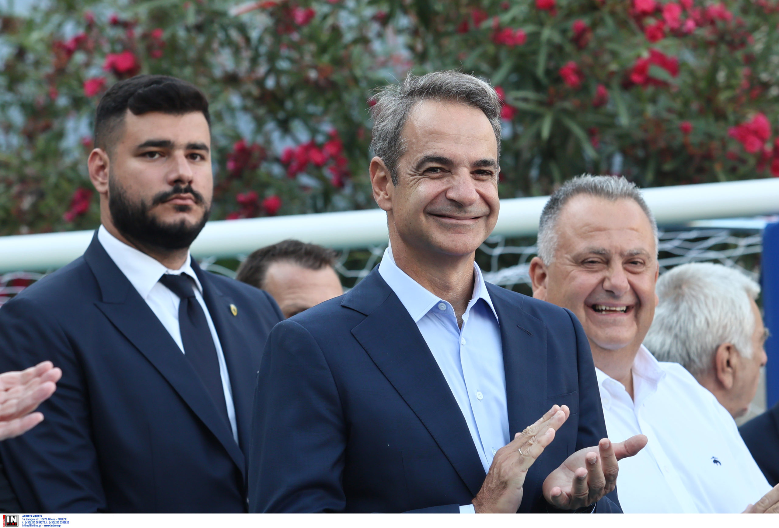 Στον αγιασμό του 8ου Δημοτικού Νέας Φιλαδέλφειας για την έναρξη της νέας σχολικής χρονιάς ο Κυρ. Μητσοτάκης 