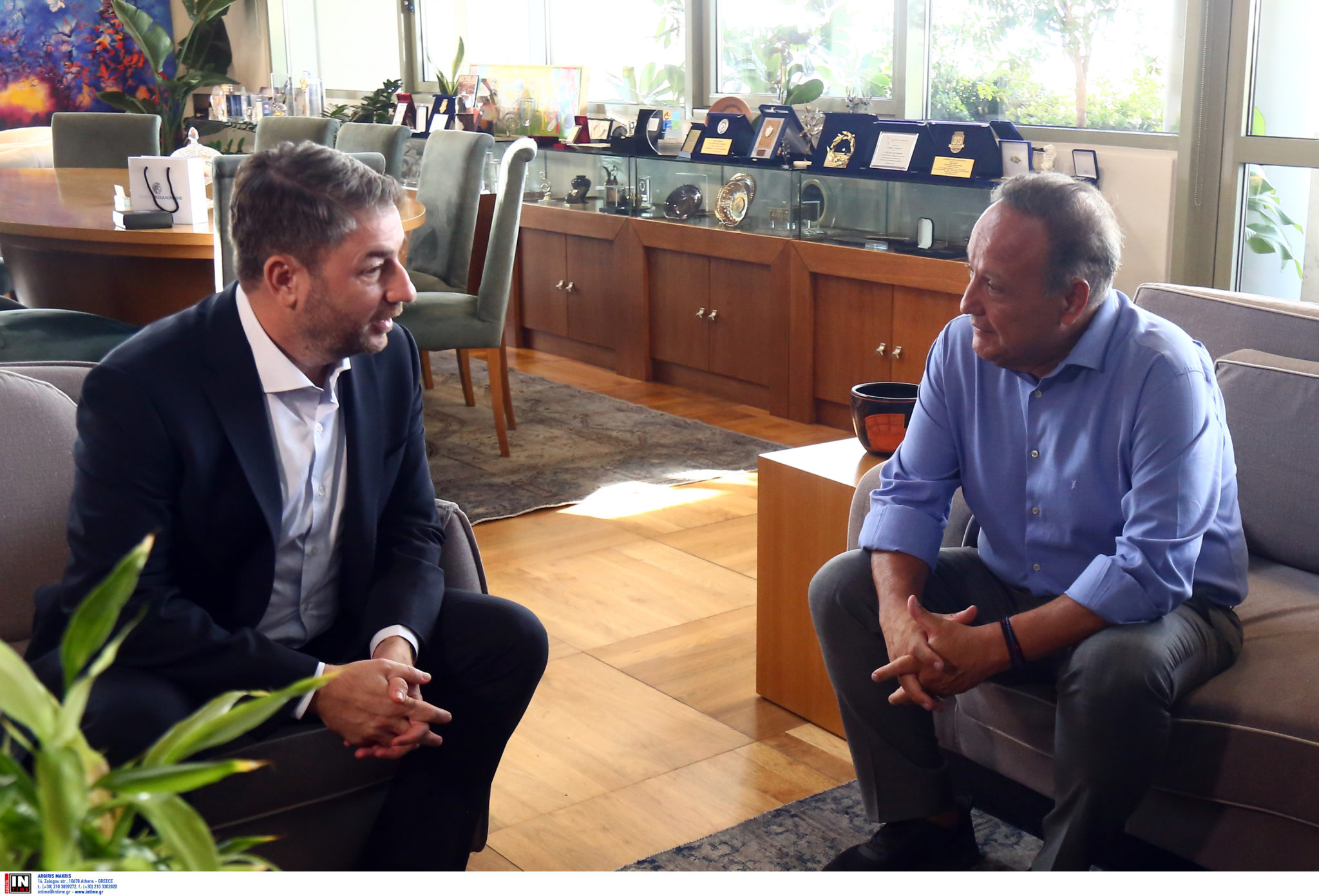 Συνάντηση Ανδρουλάκη - Αγγελούδη