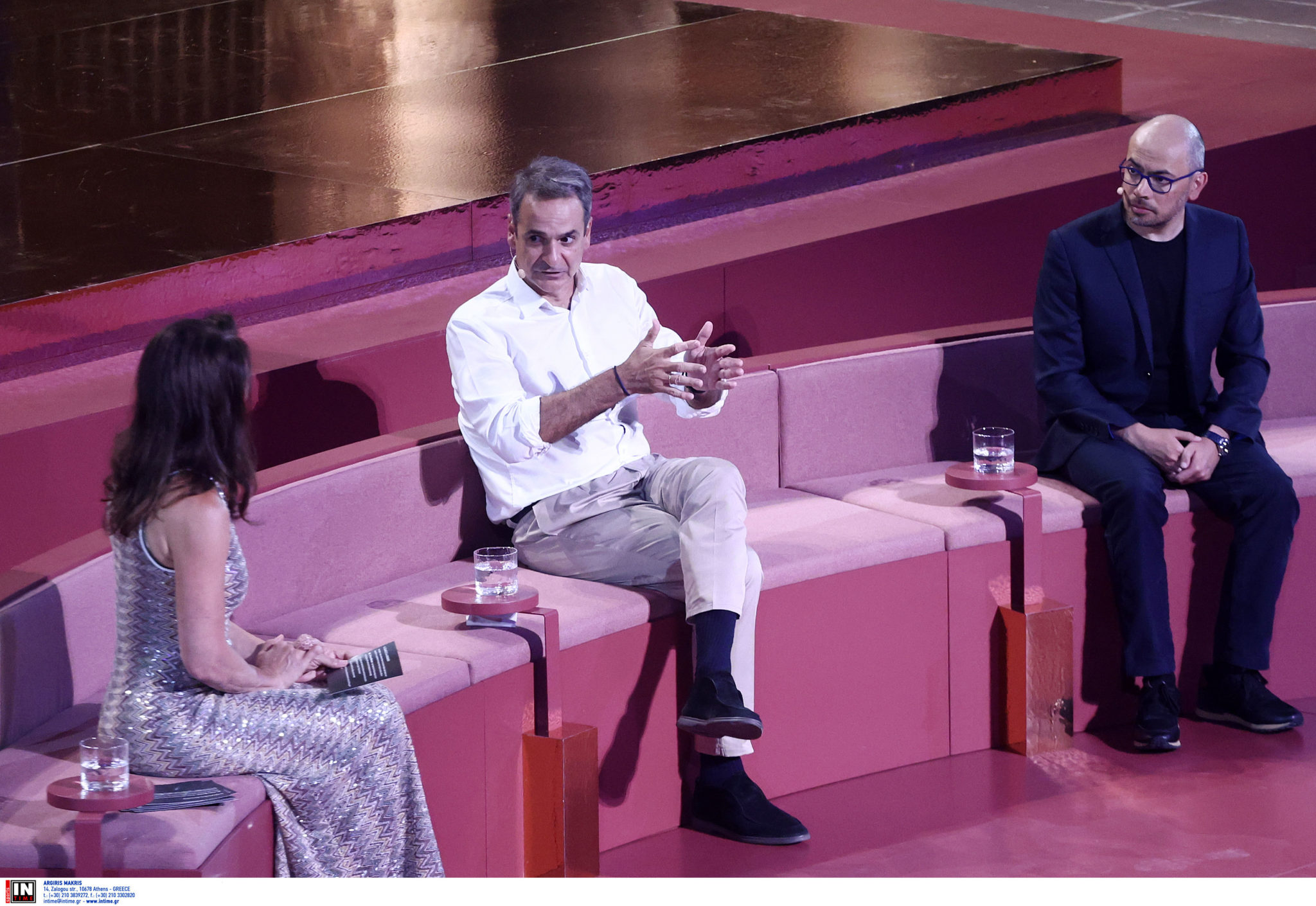 Μητσοτάκης από την εκδήλωση για την Τεχνητή Νοημοσύνη με τη συμμετοχή του νομπελίστα Ντέμη Χασάμπη