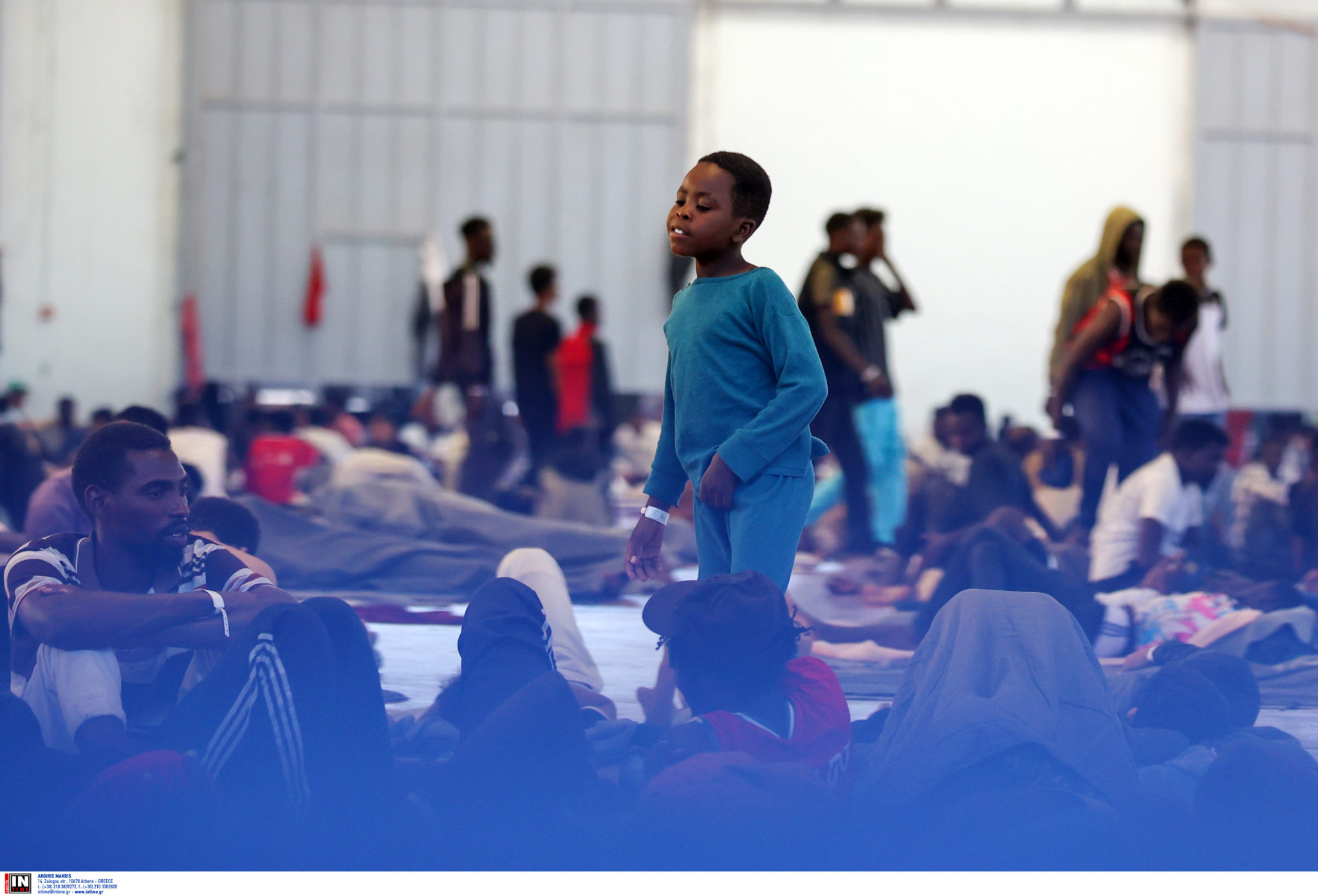 Αγυιά, μετανάστες