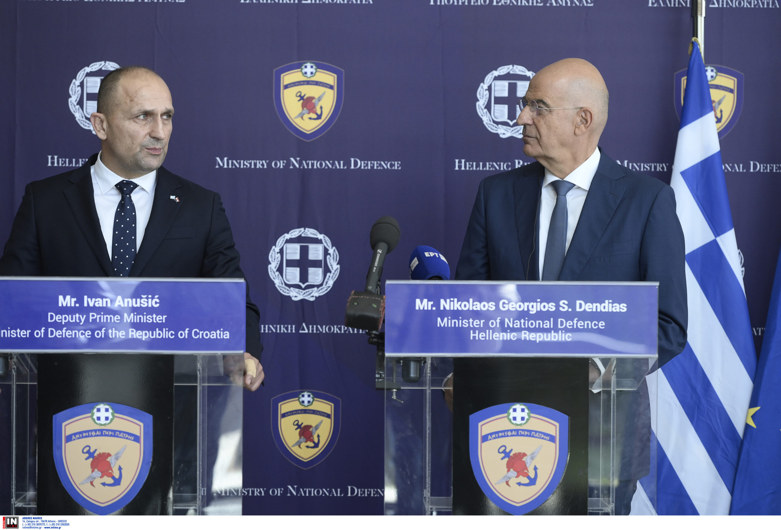 Νίκος Δένδιας: Συνάντηση με τον Κροάτη υπουργό Άμυνας