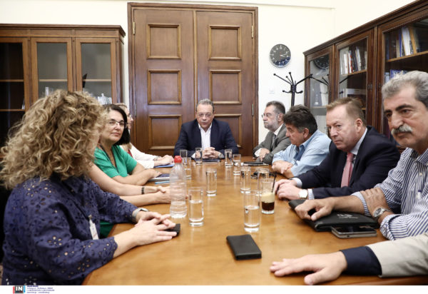 Φάμελλος - Συνάντηση με την Πανελλήνια Ομοσπονδία Γεωτεχνικών Δημοσίων Υπαλλήλων (ΠΟΓΕΔΥ)