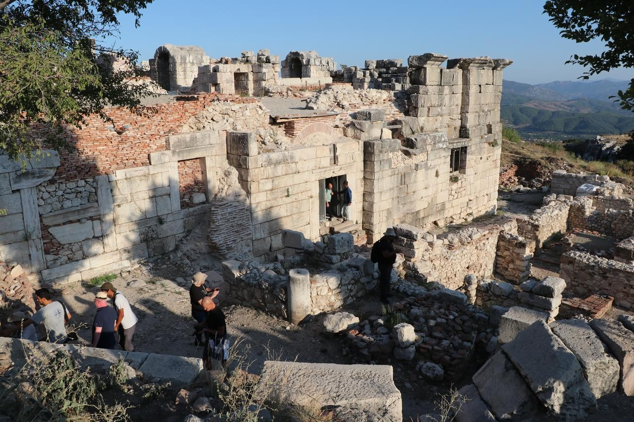 Τα ερείπια του συγκροτήματος του ρωμαϊκού λουτρού στην αρχαία πόλη της Σαλαγασσού. 19 Σεπτεμβρίου 2025. Φωτογραφία: ΑΑ
