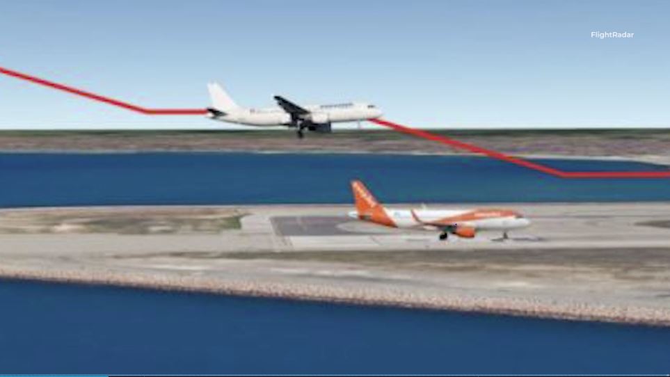 Γαλλία: Παραλίγο τραγωδία στο αεροδρόμιο της Νίκαιας – Αεροσκάφος παραλίγο να προσγειωθεί πάνω σε άλλο που τροχοδρομούσε