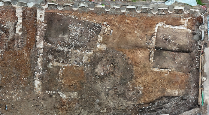 Γενική λήψη των ανασκαφών. Φωτογραφία: . Landesamt für Denkmalpflege im Regierungspräsidium Stuttgart