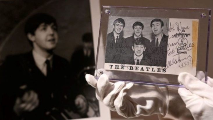 beatles αυτόγραφα