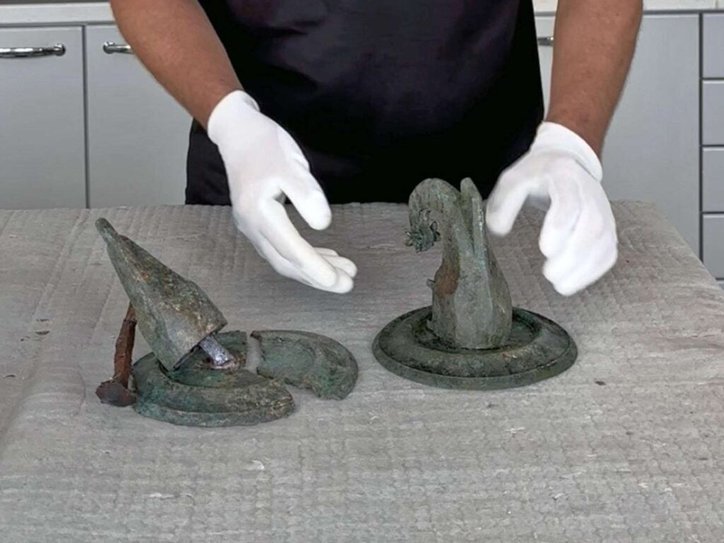 Πλαστική ρεπλίκα του αυθεντικού τεχνουργήματος. Φωτογραφία: Eram Khan – Salzburg Museum