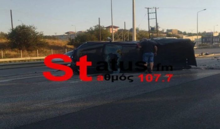 Τροχαίο στο Δερβένι Θεσσαλονίκης