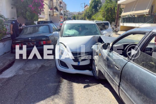 Πύργος: Τροχαίο με καραμπόλα 3 αυτοκινήτων - Ένας τραυματίας