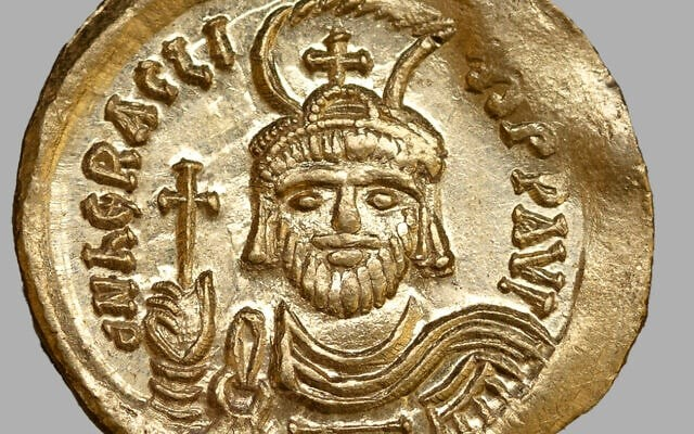 Από τη συλλογή με τα 97 νομίσματα από καθαρό χρυσό ανακαλύφθηκε σε αρχαιολογικές ανασκαφές στον Ίππο. Φωτογραφία: Δρ. Michael Eisenberg/University of Haifa