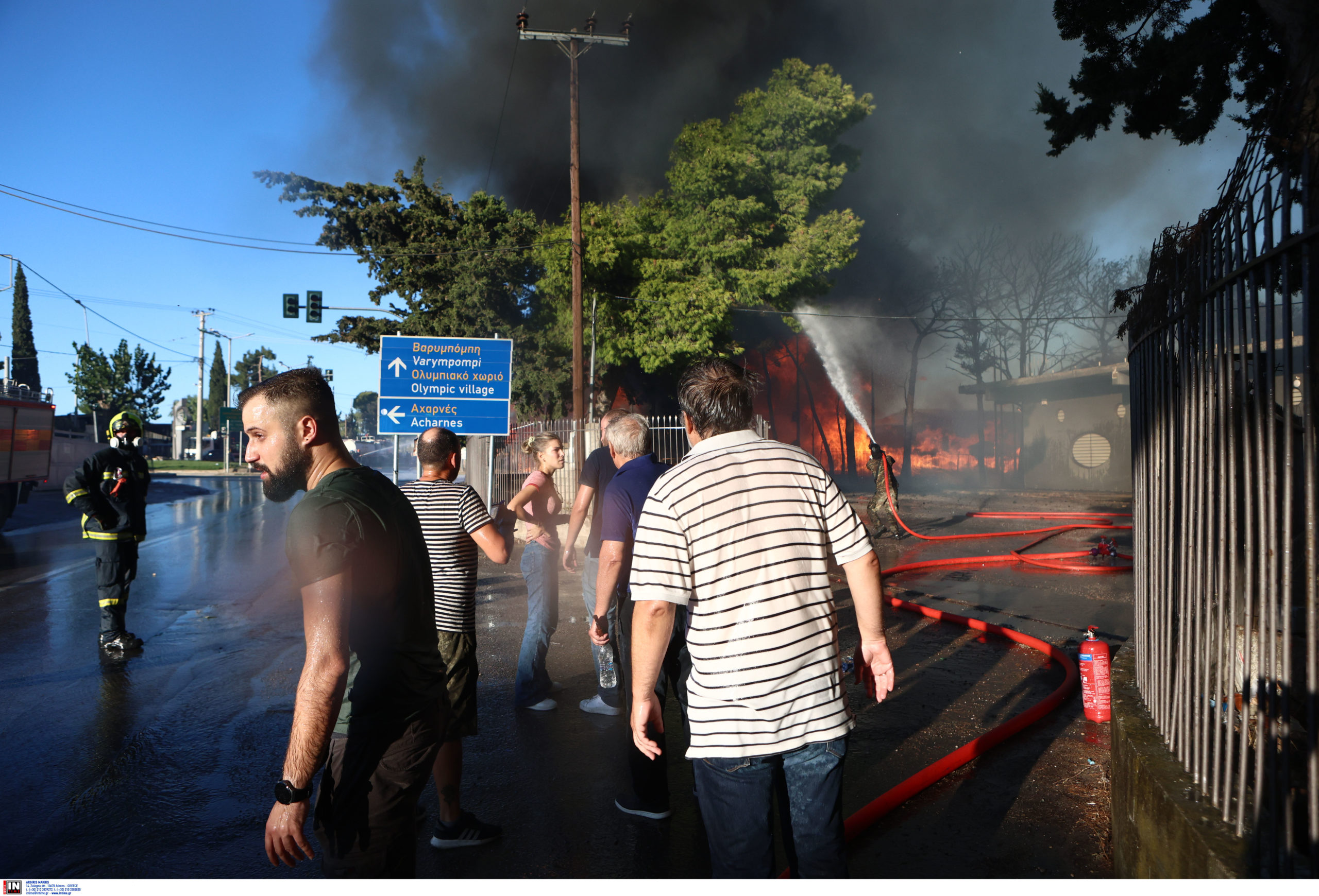 Φωτιά, Αχαρνές